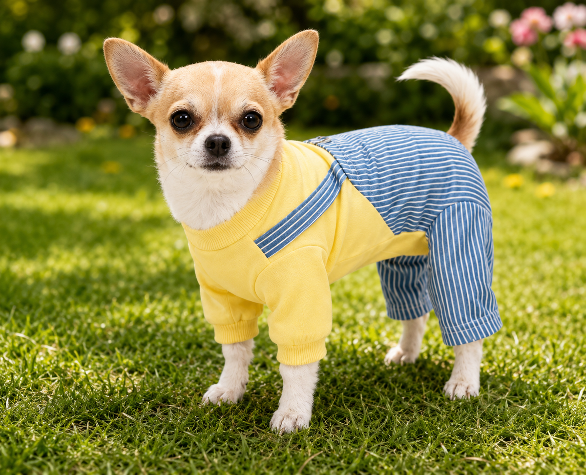 Dog Clothes All-Season Soft Stretchable Pet Shirt for Puppy Kitten  Breathable Cotton Pet Costumes  Striped Daily  Outfits