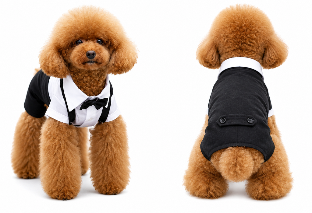 Dog Clothes Cat Prince Wedding Costume Cute Gentleman Cachorro Mascotas Chihuahua Tuxedo Bowtie Puppy Coat Pets Supplies