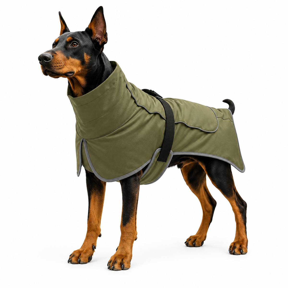 Dog Clothes Outdoor Jacket Outfit Waterproof Rainproof Clothing Coat Pet Outdoor Rain Dual Use Cloth Large Dog Pet Wind Clothes