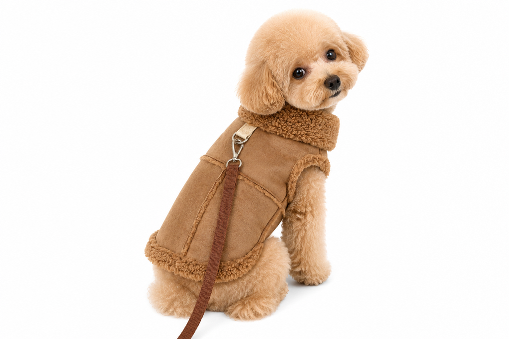 Klassische Unifarbene Hundewesten Winter Fleece Warme Haustier Hundekleidung Für Kleine Mittelgroße Hunde Jacken Katzen Herbstkleidung Traktion Warme Weste