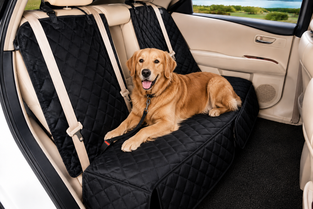 Hund Autositzauflage Pet Travel Carrier Matratze Wasserdichte Hunde Autositz Schutzdecke mit Mittelarmlehne für Hunde