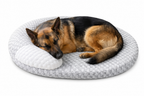 Kühlendes Hundebett Sommer Eisseide Katzenmatte Ovales Haustiernest Atmungsaktive Wärmeableitung Kühlmatte für kleine, mittlere, große Hunde und Katzen