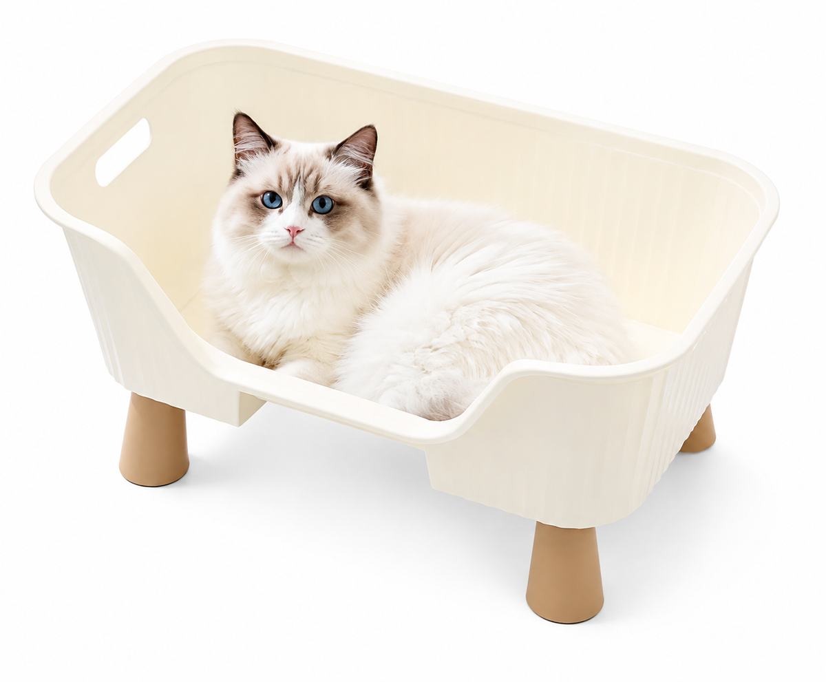 Luxurious Household Cat Bed Suitable for All Seasons, Small-Sized, Bite-Resistant, Windproof, Ice-Proof, Cat Toy and Bed Combo for Spring and Summer