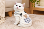 Niedliche Katzen-Hundekleidung, Winter-Plüschweste, weiches Fleece-Kätzchen-Jäckchen, warmer Welpenmantel, Bekleidung für kleine Hunde und Katzen