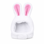 Cat Decorative Pet Products New Warm Cat Head Cover Rabbit Ear Plush Hat Lamb Accessories Pet Hat Cat Clothes  S9M7
