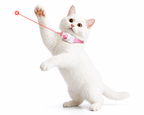 Neues automatisches Katzen-Laser-Spielzeug, elektrisches Haustierzubehör, Katzen-Laser-Halsband mit LED-Licht, LED-Katzenhalsband für Katzenzubehör
