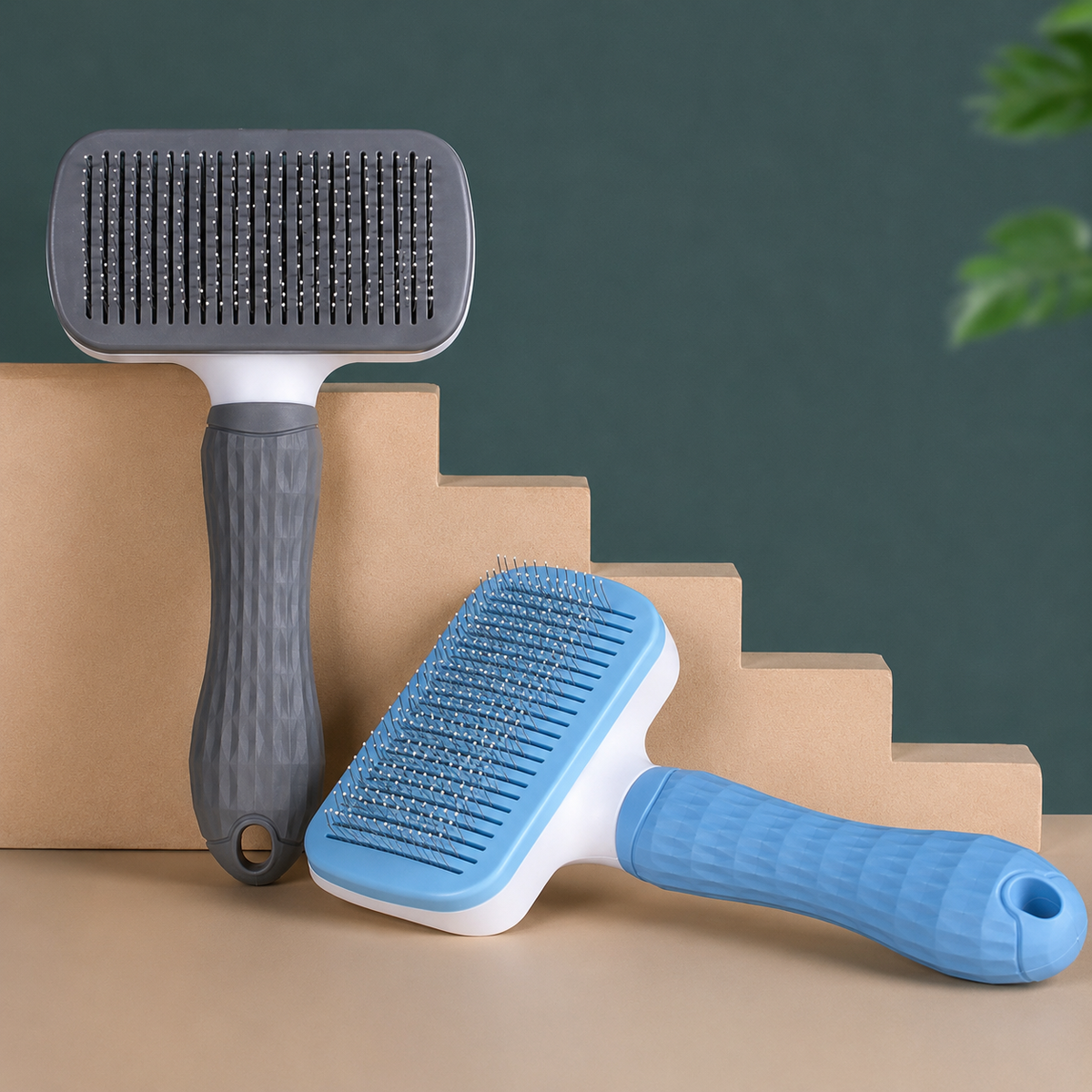 For Cat Accessories Dog Grooming Equipment Cats Products Non-slip Beauty Brush Pet Hair Removal Comb Things Supplies Home Garden