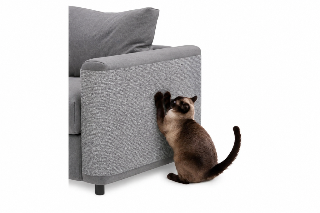 Cat Scratching Mat Self-Adhesive Trimmable Carpet Cat Scratching Post Carpet for Anti-scratching Sofa Furniture Protection
