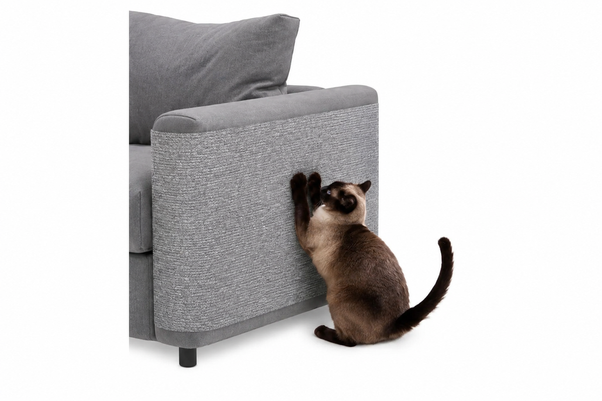 Cat Scratching Mat Self-Adhesive Trimmable Carpet Cat Scratching Post Carpet for Anti-scratching Sofa Furniture Protection
