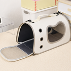 Portable Pet Carrier Bag for Small Dogs Cats Outdoor Foldable Cat Bag Breathable Cat Shoulder Bag Kitten Carrying Bag