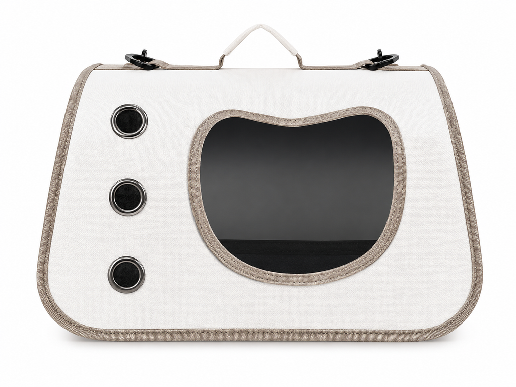 Portable Pet Carrier Bag for Small Dogs Cats Outdoor Foldable Cat Bag Breathable Cat Shoulder Bag Kitten Carrying Bag