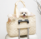 Tiertragetasche für Reisen tragbar, atmungsaktive Auto-Tiertasche für kleine Hunde und Katzen, Hand-Reise-Tiertasche für 6,5 kg