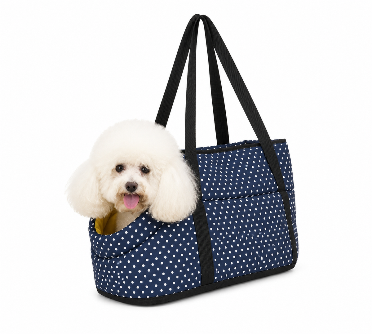 Portable Pet Carrier Bag - Breathable Mesh Winter Warm Foldable Shoulder Handheld Bag, for Small-medium Dogs Cats