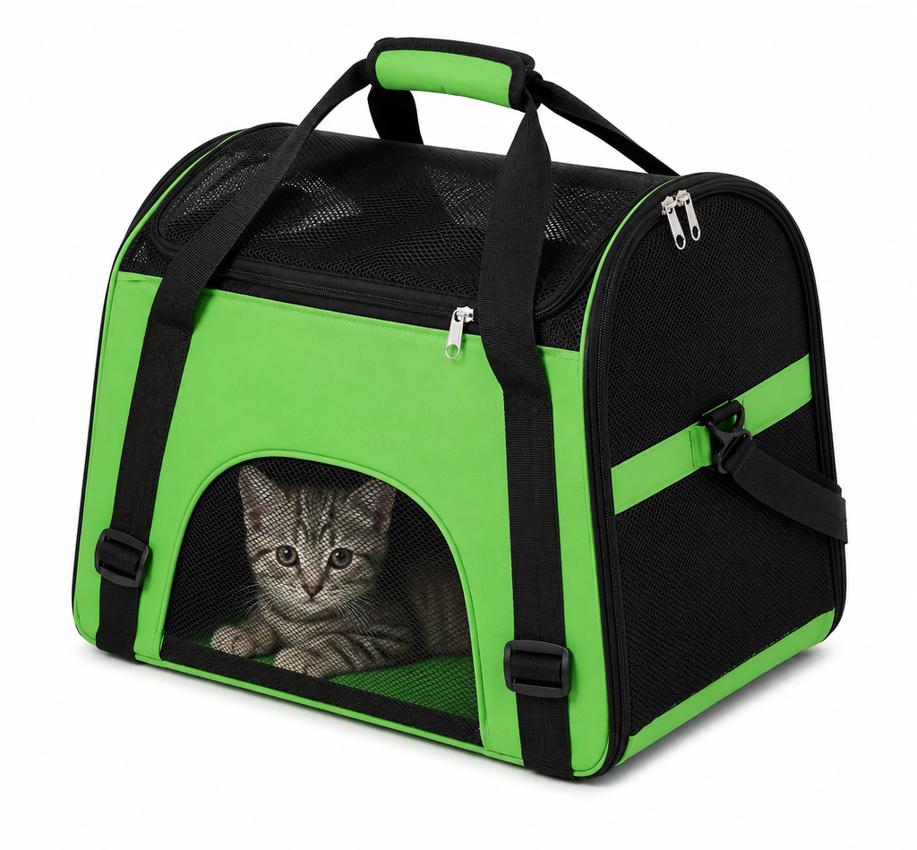 Katzentasche Haustiertasche Hundetasche tragbare Handgepäcktasche überdimensionierte atmungsaktive Tasche Rucksack Outdoor-Käfig Reisebox