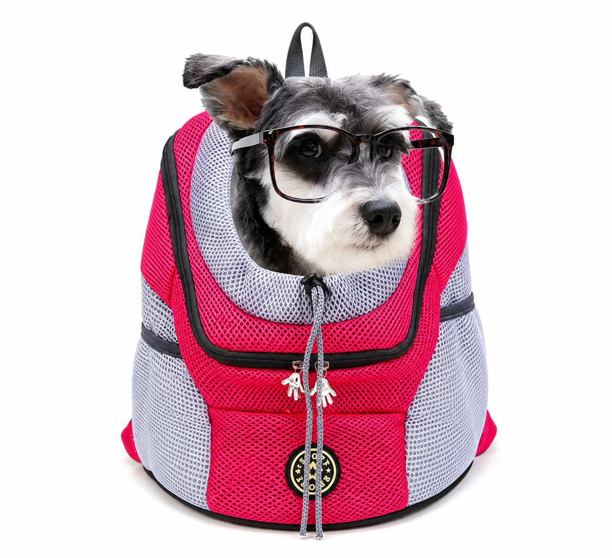 Pet Dog Carrier Bag Out Double Shoulder Portable Travel Backpack Outdoor PPet Dog Front Bag Mesh Backpack Head Pet Supplies