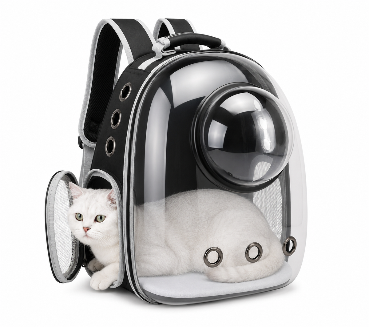 Pet Cat Carrying Bag Space Pet Backpacks Breathable Portable Transparent Backpack Puppy Dog Transport Carrier Space Capsule Bags