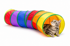 Cat Tunnel Tube Foldable Cat Toys Kitty Training Interactive Fun Toy Tunnel Bored for Puppy Kitten Pet Supplies Cat Accessories