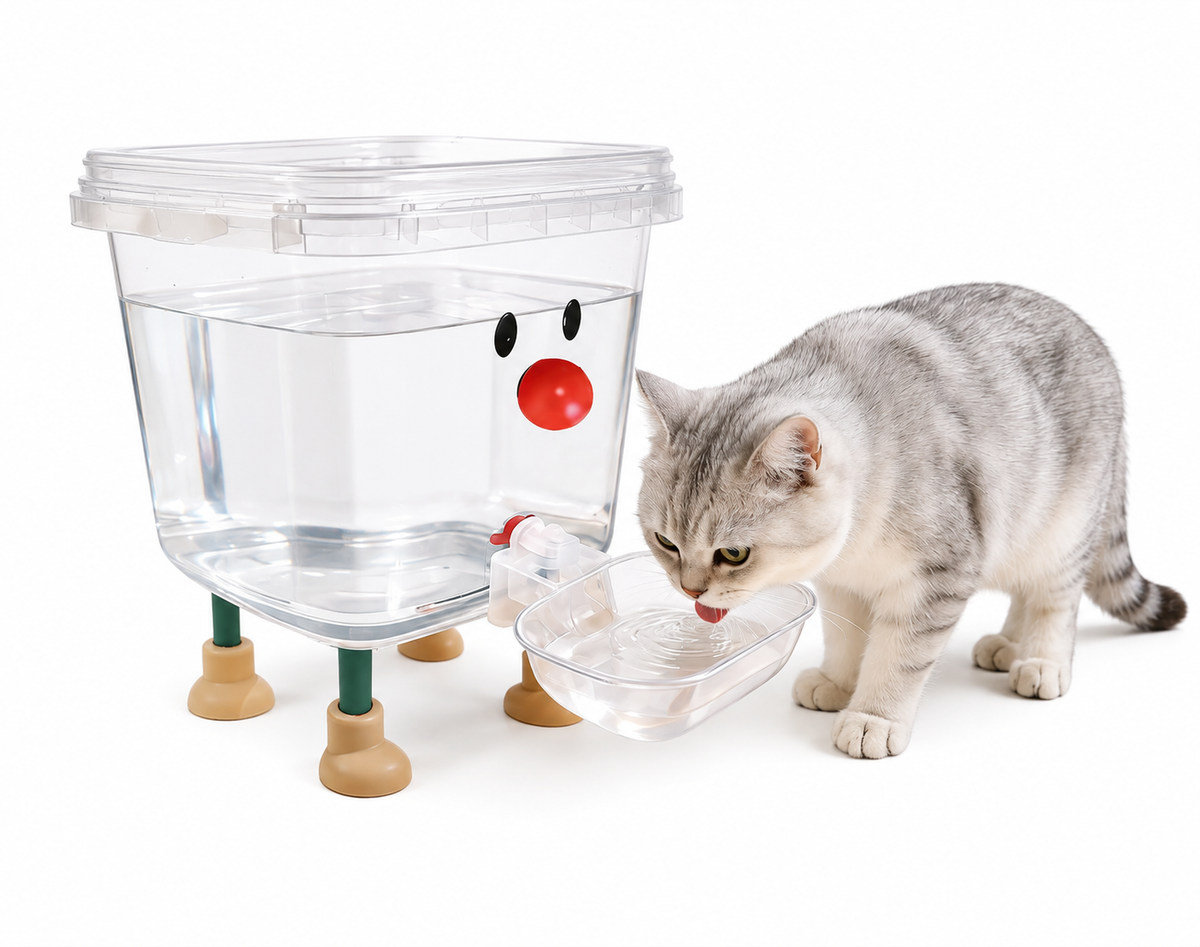 3/5L Dog Automatic Water Dispenser Auto Cat Dog Fountain Bowl Cartoon Puppy Fountain Dispenser For Home Living Room