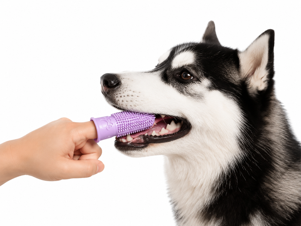 Soft Silicone Dog Toothbrush 360° Finger Toothbrush for Dogs Cats Durable Pet Finger Brush Tooth Cleaning Tool for All Breeds