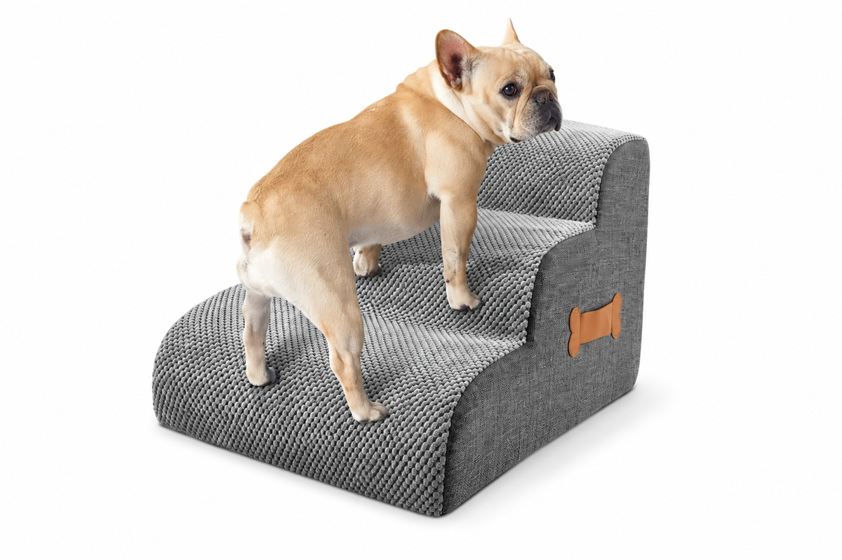 Ladder Dogs Pets Bone Handle Puppys Stairs Beside Sofa Bed Ramp for Dogs Protecting Pets Joint Safety Stairs for pet Elderly Dog