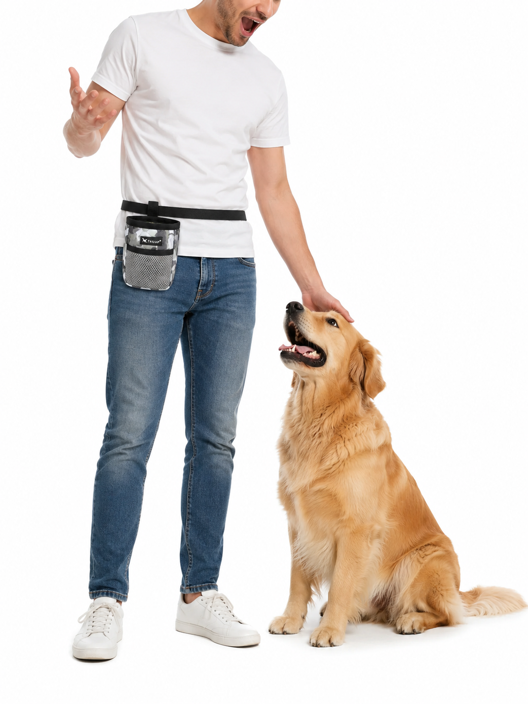 Pet Dog Puppy Training Treat Snack Bait Pet Feed Pocket Pouch Obedience Agility Pouch Food Bag Pocket Snack Reward Waist Bag