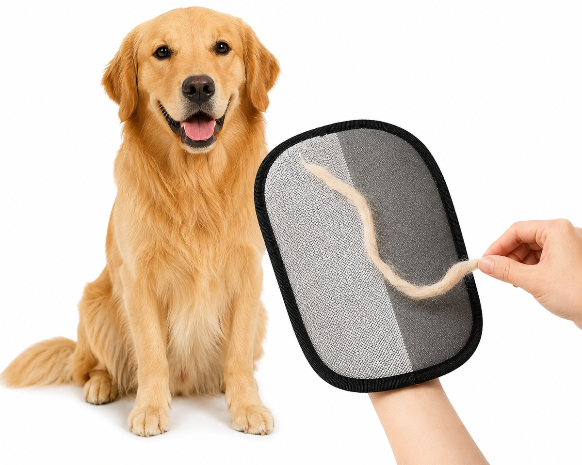 Tierhaarentferner Tragbar Waschbar Kleidung Haarentfernungs-Handschuhe Haustier-Reinigungszubehör