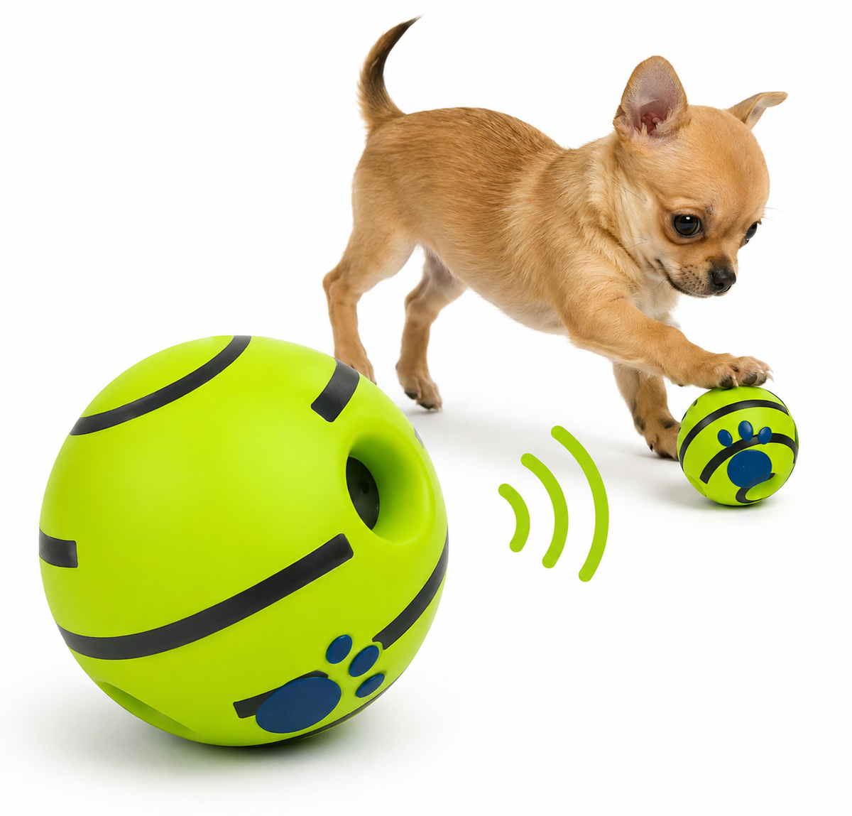 Funny Interactive Giggle Ball - Balls for Dog IQ Training, Pet Interactive Toy, Stimulating Play, Mental Stimulation, and Exerci