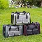 Pet Bag 1PC Cats and Dogs Chest Breathable Folding Portable Trolley Double Shoulder Handheld Crossbody Outdoor Bag Pet Products