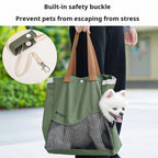 Atmungsaktive Haustiertragetasche Handtasche Schultertasche Kleine Mittelgroße Hunde Katzen Oxford-Canvas Tragbares Outdoor-Reise-Pack Haustierbedarf