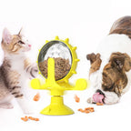 Futterspender für Katzen und Hunde, Interaktives Spielzeug für Katzen und Hunde, Automatischer Trainingsfutterspender, Katzenspielzeug
