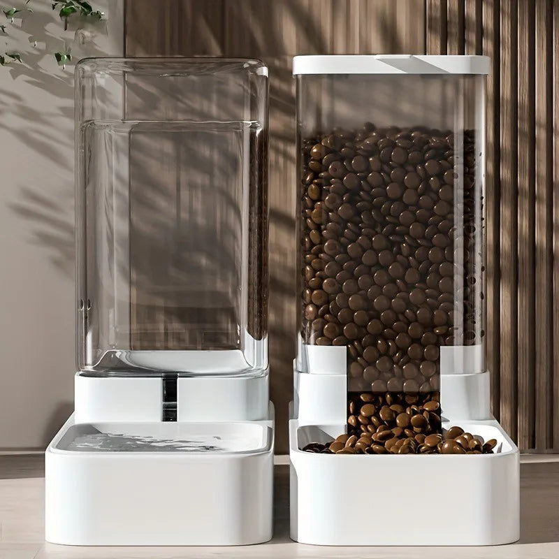 Cat and Dog Water Dispenser, Automatic Cat Food Feeder, Pet Bowl, Food Storage Container, Cat and Dog Drinking Water Gadget