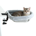 Katzen-Schreibtischbett, einfaches Zusammenklappen, versenktes Design, platzsparend, halbkreisförmige Katzen-Schreibtisch-Hängematte für Heimbüros und Wohnungskatzen