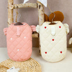Hundekleidung Haustierkleidung Kleiner Hund Katze Warmer Mantel Herbst Winter Wasserdicht Bequem 24 Love Rüschenärmel Baumwollweste Outfit