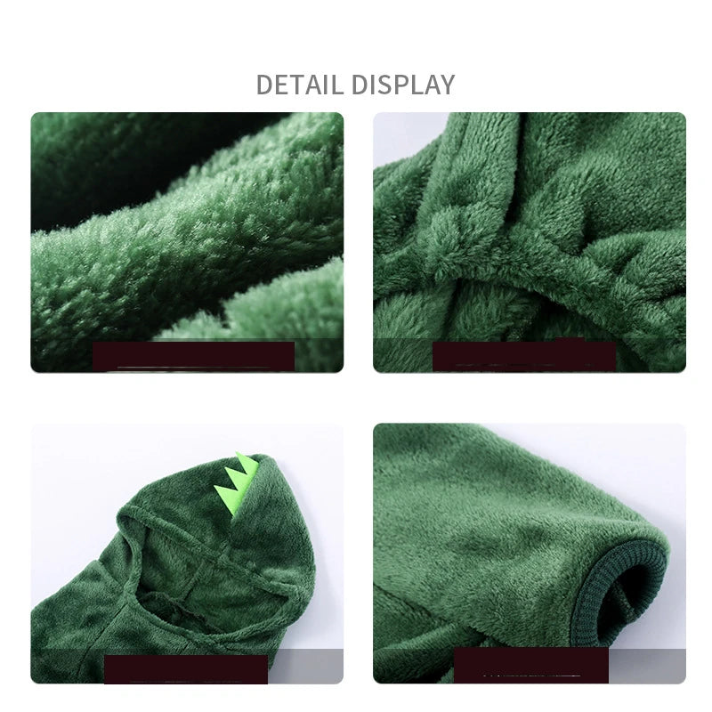 Haustier-Hundekleidung Warme weiche Fleece-Hundejumpsuits Haustierkleidung für kleine Hunde Welpen Katzen Hoodies Chihuahua Yorkshire Kostümmäntel