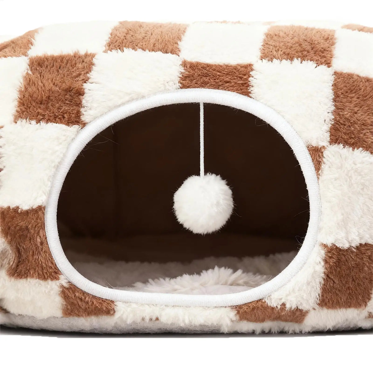 Katzentunnelbett Interaktives Spielzeug Waschbar mit Ball Tunnel Katzenbett Höhle Interaktives Spielzeug für Kätzchen Welpen Kleinen Hund Kaninchen Haustier