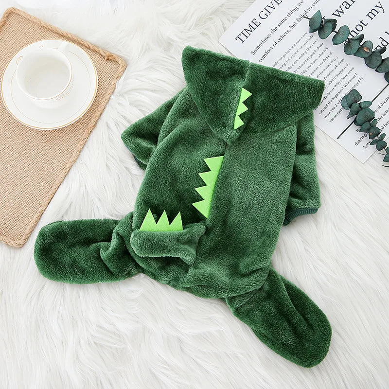 Haustier-Hundekleidung Warme weiche Fleece-Hundejumpsuits Haustierkleidung für kleine Hunde Welpen Katzen Hoodies Chihuahua Yorkshire Kostümmäntel