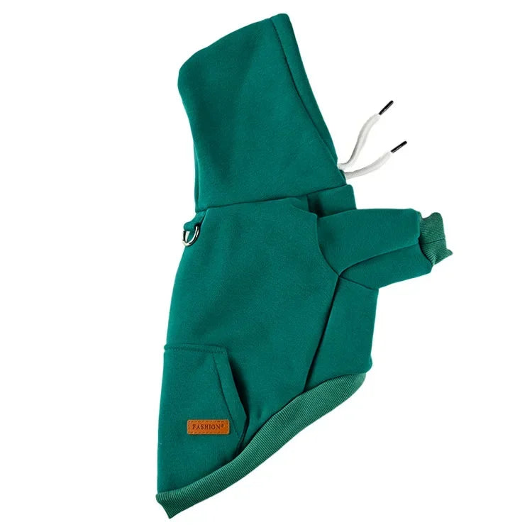 Hundekleidung Hunde-Kapuzenpullover für kleine und mittelgroße Hunde Weste Outdoor-Sweatshirt Bulldogge Husky Warmer Fleece Haustierkleidung Welpen-Katzen-Kostüm