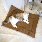 Katzenbetten für den Winter Warme Accessoires Katzenhäuser Hundebett Korb Matte Sachen Kissen Haus Welpenartikel Haustierbedarf