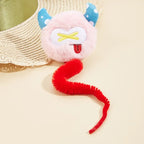 Cat Interactive Toy Plush Monster Kitten Toys Indoor Cat Worm Caterpillar Catnip Toy Cat Teeth Grinding Toy Pet Supplies