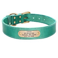 Real Leather Dog Collar Leash Set Personalized Pet Collar With Leash Free Engraving Nameplate For Small Medium Large Dogs