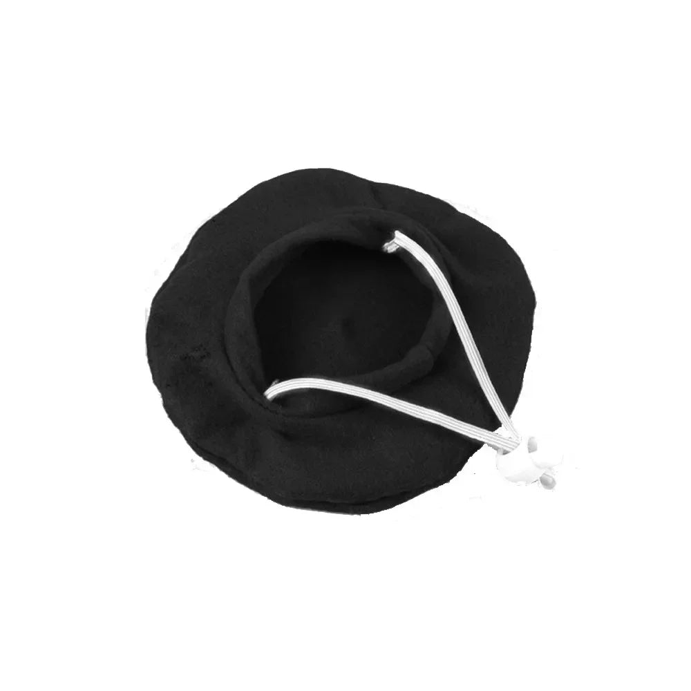 Pet Accessories Cute Cat Beret Hat Fashionable Breathable Cat Sunscreen Hat Red Black Comfortable Pet Headwear Outdoor Indoor