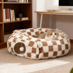 Katzentunnelbett Interaktives Spielzeug Waschbar mit Ball Tunnel Katzenbett Höhle Interaktives Spielzeug für Kätzchen Welpen Kleinen Hund Kaninchen Haustier