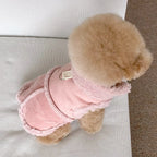 Klassische Unifarbene Hundewesten Winter Fleece Warme Haustier Hundekleidung Für Kleine Mittelgroße Hunde Jacken Katzen Herbstkleidung Traktion Warme Weste