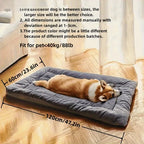 Großes Plüsch-Hundebett Sofa Verdicktes Superweiches Polyester Haustiermatten Hundeboxmatte Bett für kleine mittlere große Hunde