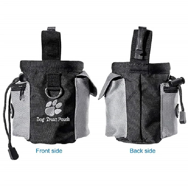 Hund Outdoor Trainingstasche Hunde Bauchtasche Therapie Tasche Multifunktionale Haustiertasche Leckerlitasche Snack-Belohnungsgürteltasche Haustiertasche