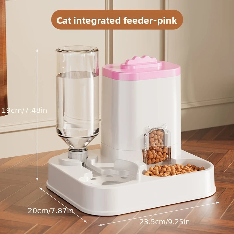 Auto Cat Dog Water Dispenser Builtin Bowl 1 To 10l No Battery Durable 24hr Stylish Accessory Perfect Holiday Gift Pet Lovers
