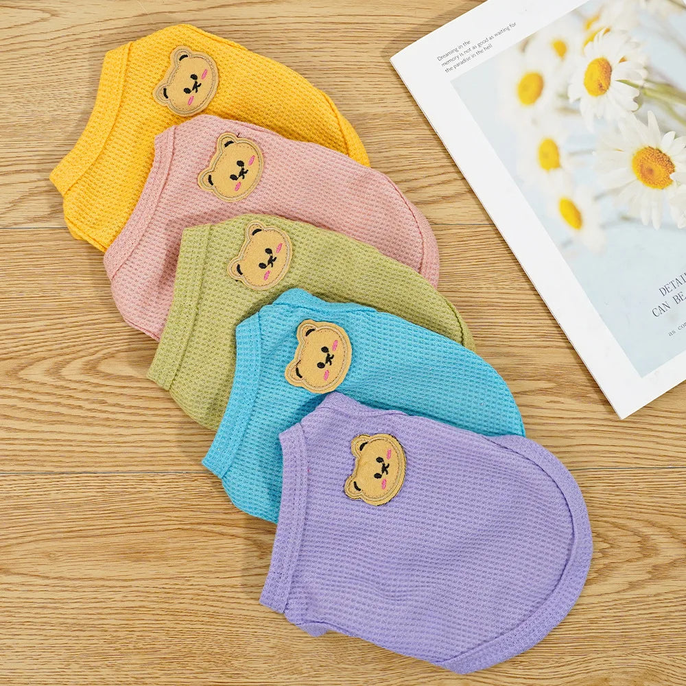 Katzenkleidung Waffelbär Haustierweste Sommer Teddy Chihuahua Kleiner Hund Zweibeinige Kleidung Katze Welpenkleidung Haustierkostüm