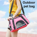 Katzentasche Haustiertasche Hundetasche tragbare Handgepäcktasche überdimensionierte atmungsaktive Tasche Rucksack Outdoor-Käfig Reisebox