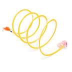 Folded Cat Tunnel S Type Cats Tunnel Spring Toy Mouse Tunnel With Balls And Crinkle Cat Outdoor Cat Toys For Kitten Interactive