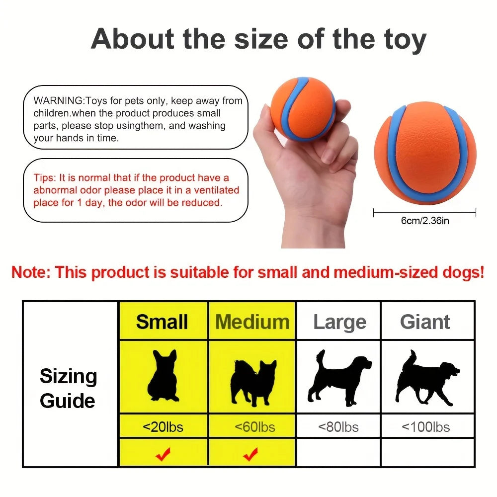Strapazierfähiger Silikon-Hundekau-Ball – Interaktives Haustierspielzeug für mittelgroße Rassen, Zahnreinigung & Spielspaß, Hundespielzeug